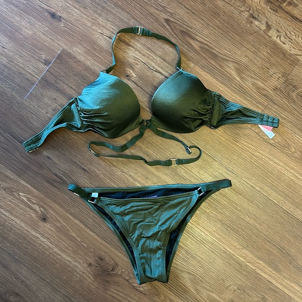 Olive Green Victorias Secret Bikini